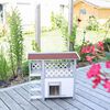 Kerbl Maison pour chats Lodge Ontario 77x50x73 cm Gris clair
