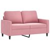 vidaXL Ensemble de canap&eacute;s 4 pcs rose velours