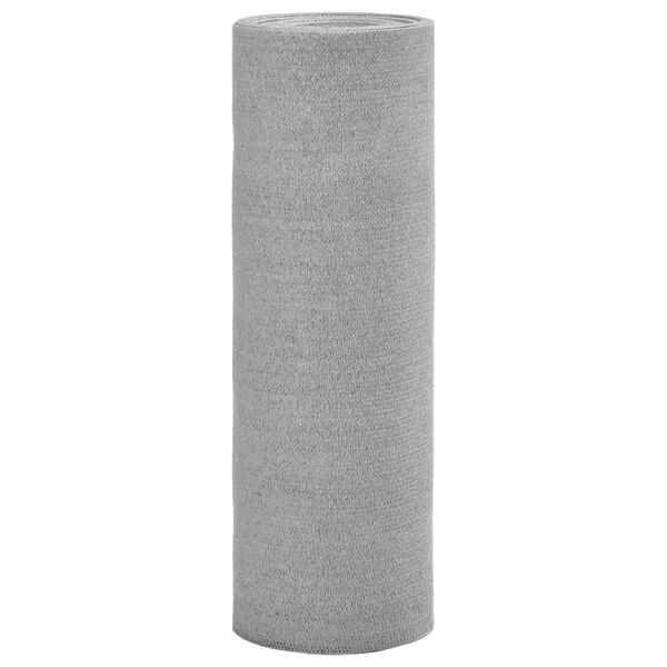 vidaXL Filet brise-vue gris clair 1x25 m PEHD 195 g/m&sup2;