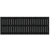 vidaXL T&ecirc;te de lit murale Noir 166x3x60 cm Bois massif de pin