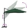 vidaXL Parasol Vert 351 x 250 x 260 cm Polyester et Aluminium