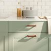 vidaXL Poign&eacute;es d'armoire 10 pcs bronze 96 mm acier inoxydable