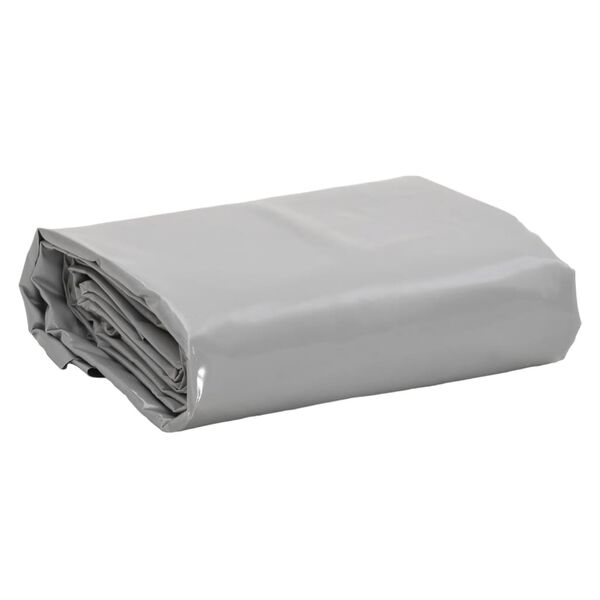 vidaXL B&acirc;che gris 1,5x2,5 m 650 g/m&sup2;