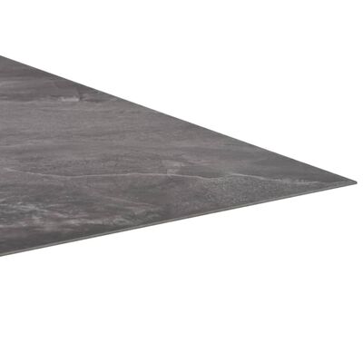 vidaXL Planches de plancher autoadhésives 20 pcs PVC 1,86m² Motif noir