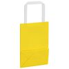 vidaXL Sacs en papier 50 pcs avec poign&eacute;es jaune 15x8x21 cm