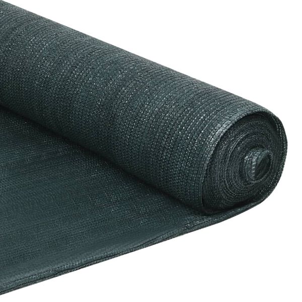 vidaXL Filet brise-vue PEHD 2 x 25 m Vert