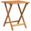 vidaXL Table de Jardin Naturel 60 x 60 x 72 cm Bois d'Acacia Massif