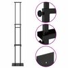 vidaXL Pr&eacute;sentoirs de salon 2 pcs Noir 30 x 23,5 x 210 cm Acier