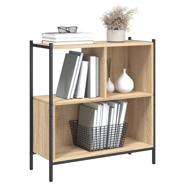 vidaXL Biblioth&egrave;que ch&ecirc;ne sonoma 72x28x77,5 cm bois d'ing&eacute;nierie