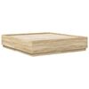 vidaXL Cadre de lit Ch&ecirc;ne Sonoma 180 x 200 cm Bois d'ing&eacute;nierie