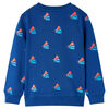 Sweatshirt pour enfants bleu fonc&eacute; 92