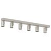 vidaXL Spot de plafond Nickel brossé 73 x 6.5 x 11.5 cm Acier