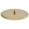 vidaXL Pomme de douche pluie Acier inoxydable 50 cm Ronde Dor&eacute;