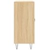 vidaXL Buffet ch&ecirc;ne sonoma 90x34x80 cm bois d'ing&eacute;nierie
