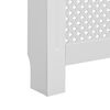 vidaXL Cache-radiateurs 2 pcs Blanc 152x19x81,5 cm MDF