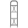 vidaXL &Eacute;tag&egrave;re Gris Sonoma 40 x 30 x 146 cm Bois d'ing&eacute;nierie