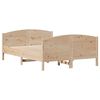 vidaXL Cadre de lit sans matelas 120x190 cm bois de pin massif
