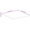 vidaXL Dessus de table 70x70x3,8 cm carr&eacute; bois massif manguier