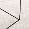 vidaXL Tapis IZA poils courts style scandinave cr&egrave;me &Oslash; 80 cm