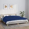 vidaXL Couverture lest&eacute;e Bleu 155x220 cm 11 kg Tissu