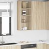 vidaXL Armoire suspendue avec stockage Ch&ecirc;ne Sonoma 40 x 29,5 x 100 cm