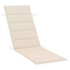 vidaXL Chaises longues lot de 2 avec coussins Bois d'acacia solide