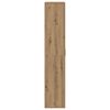 vidaXL Buffet ch&ecirc;ne artisanal 80 x 35 x 180 cm Bois d'ing&eacute;nierie
