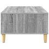 vidaXL Table basse Gris Sonoma 103,5 x 60 x 35 cm Bois d'ing&eacute;nierie