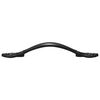 vidaXL Poign&eacute;e 2 pcs Noir 143 x 19,2 x 20 mm Alliage de Zinc
