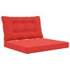 vidaXL Coussin de canap&eacute; d'ext&eacute;rieur Polyester Rouge 80 x 68,5 x 8 cm