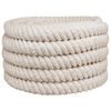 vidaXL Corde en Jute 500 mm 5 m Blanc Jute 100% Tossa