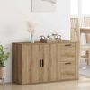 vidaXL ch&ecirc;ne artisanal 100 x 33 x 59,5 cm Bois d'ing&eacute;nierie