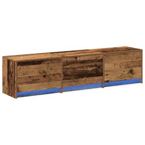 vidaXL Meuble TV Bois ancien Bois d'ing&eacute;nierie