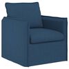 vidaXL Ensemble de Canap&eacute;s 2 pcs Bleu 196 x 82 x 85 cm tissu