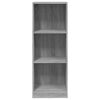 vidaXL Biblioth&egrave;que 3 niveaux Sonoma gris 40x24x109 cm