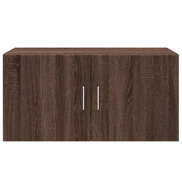 vidaXL Armoire murale ch&ecirc;ne marron 80x42,5x40 cm bois d'ing&eacute;nierie