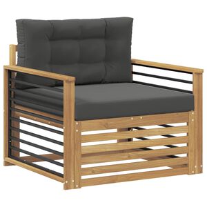 vidaXL Canap&eacute; d&rsquo;ext&eacute;rieur Polyester Blanc