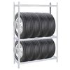 vidaXL Support pour pneus 795 kg Acier