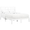 vidaXL Cadre de lit sans matelas blanc bois massif 160x200 cm