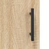 vidaXL Buffet haut Ch&ecirc;ne sonoma 34,5x34x180 cm Bois d'ing&eacute;nierie