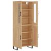 vidaXL Buffet haut Chêne sonoma 69,5x34x180 cm Bois d'ingénierie