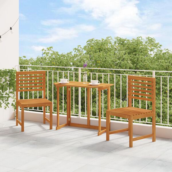 vidaXL Chaise de jardin 2 pcs Marron 50 x 50 x 91cm
