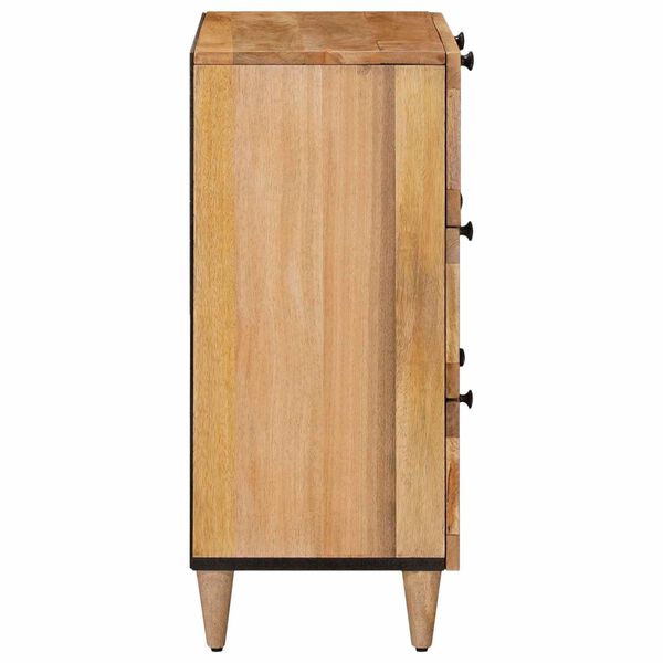vidaXL Buffet Naturel 60 x 33 x 75 cm Bois de mangue massif