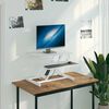 vidaXL Bureau de travail r&eacute;glable 60x40x(13-41,5) cm Acier et bois