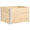 vidaXL Jardini&egrave;res sur&eacute;lev&eacute;es 3 pcs 100x100 cm Bois de pin solide