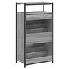 vidaXL Armoire &agrave; chaussures Sonoma gris 60x34x112 cm Bois d'ing&eacute;nierie