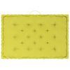 vidaXL Coussins de plancher de palette lot de 4 Vert pomme Coton