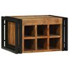 vidaXL &Eacute;tag&egrave;re &agrave; vin 2 pcs 46 x 35 x 27,5 cm Bois d'Acacia Massif