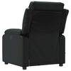 vidaXL Fauteuil de massage inclinable Noir Similicuir