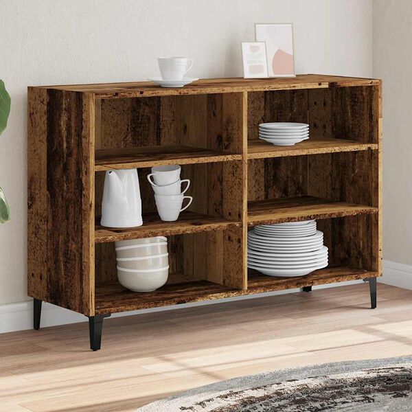 vidaXL Buffet vieux bois 103,5x35x70 cm bois d'ing&eacute;nierie